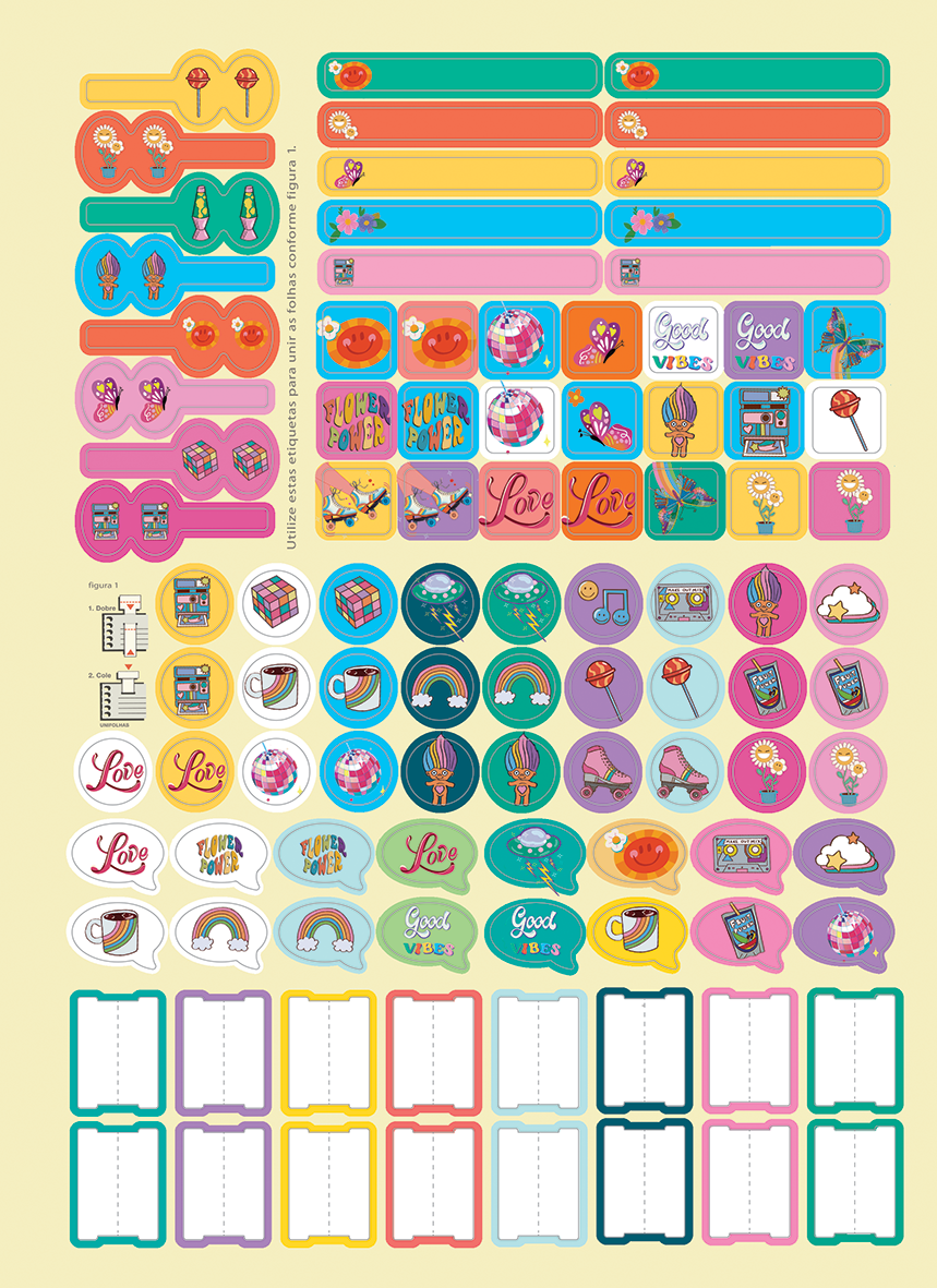 CADERNO ESPIRAL UNIVERSITÁRIO - FLOWER POWER - Imagem 6