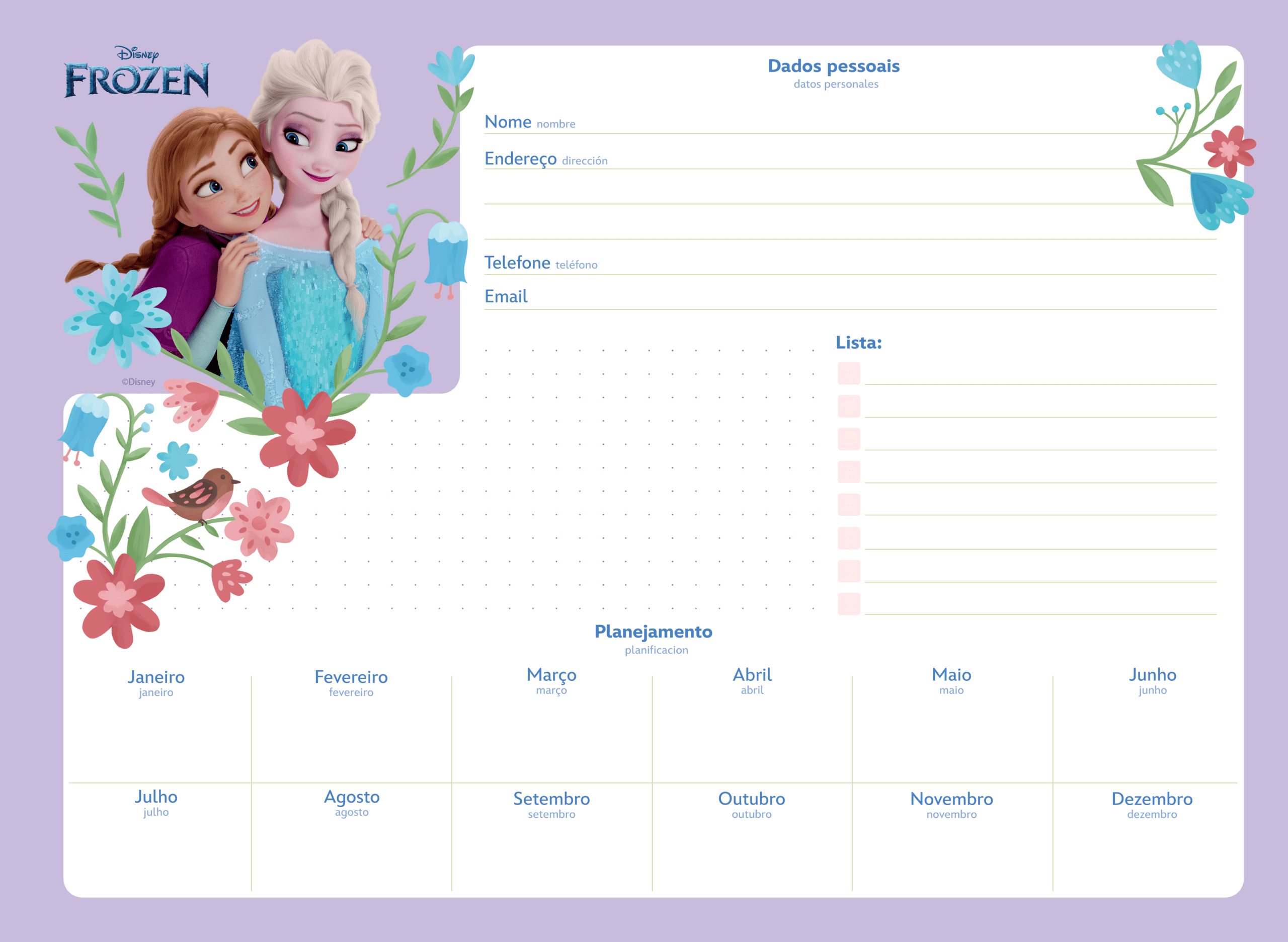 CADERNO CARTOGRAFIA - FROZEN - Imagem 3