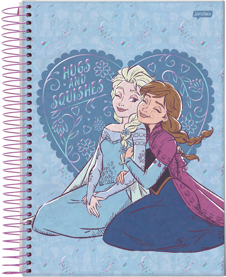 CADERNO ESPIRAL UNIVERSITÁRIO - FROZEN - Imagem 2