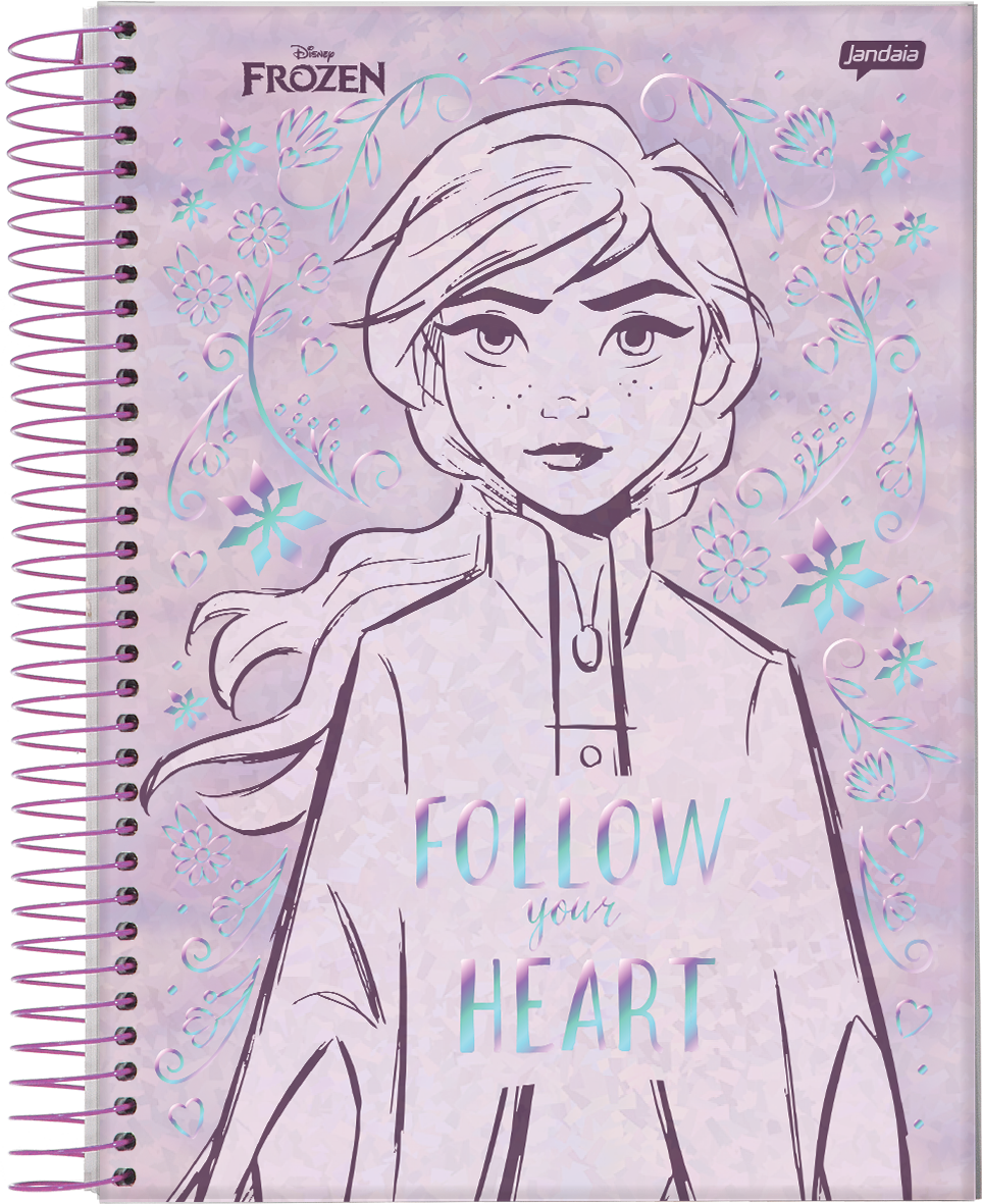 CADERNO ESPIRAL UNIVERSITÁRIO - FROZEN - Imagem 4