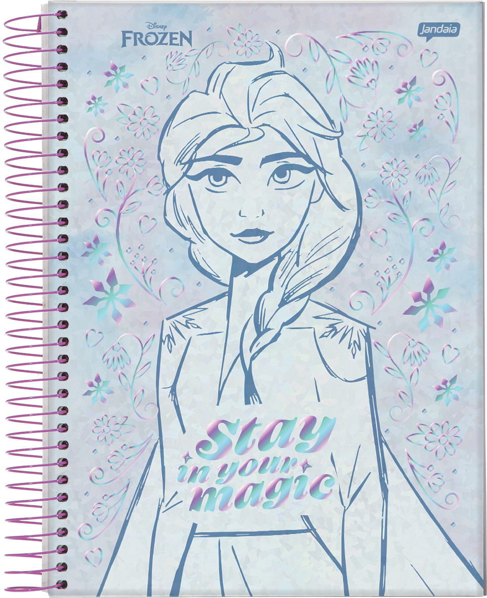 CADERNO ESPIRAL UNIVERSITÁRIO - FROZEN - Imagem 3
