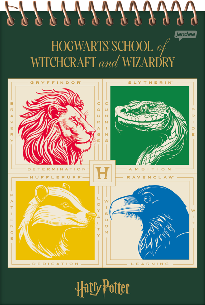 CADERNO APONTAMENTOS - HARRY POTTER