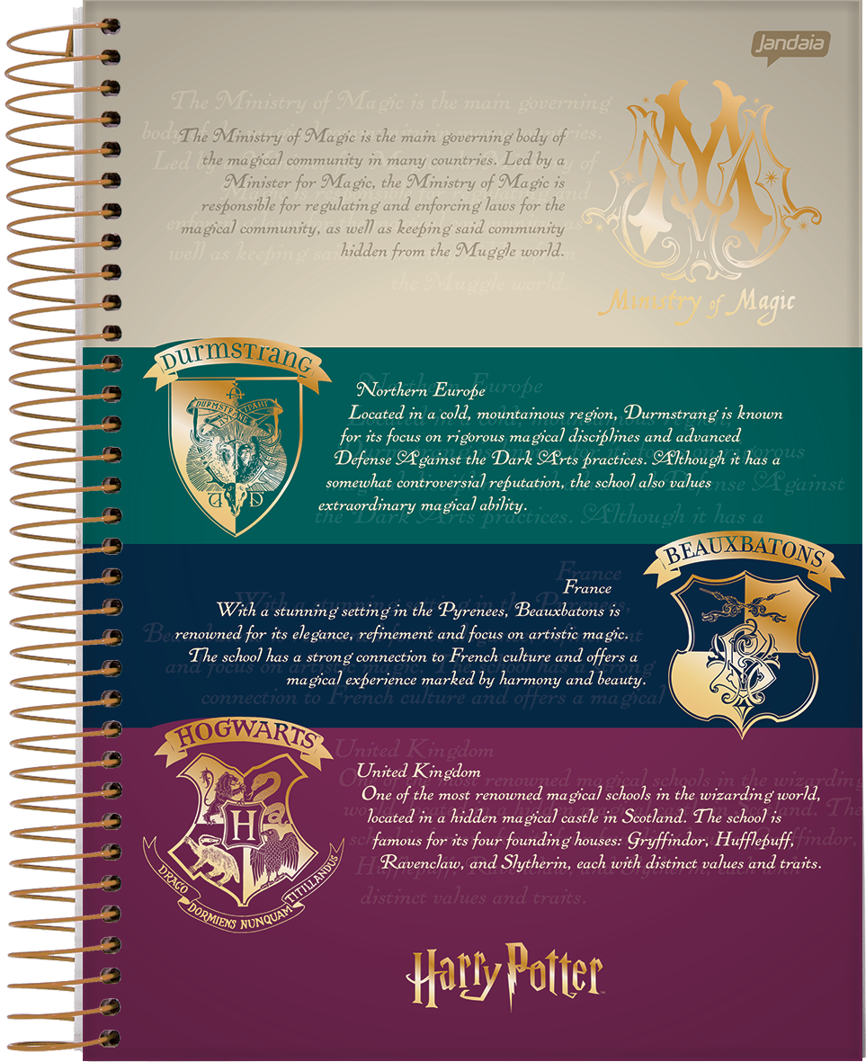 CADERNO ESPIRAL COLLEGE - HARRY POTTER - Imagem 4