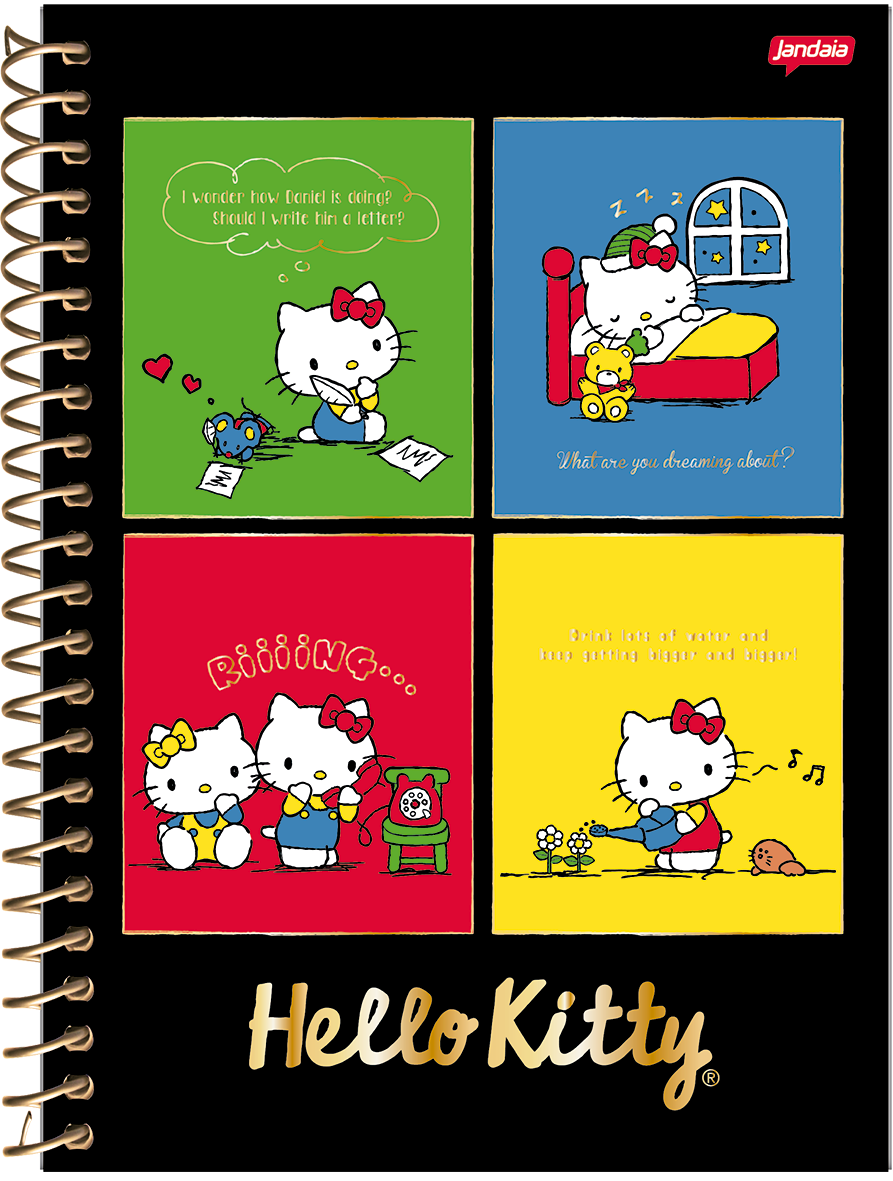 CADERNO ESPIRAL COLLEGE - HELLO KITTY - Imagem 4