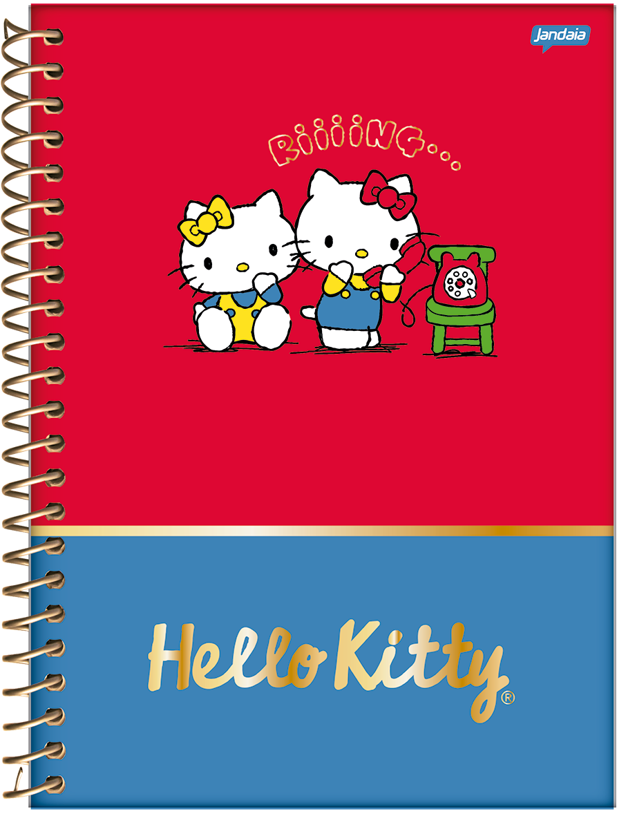CADERNO ESPIRAL COLLEGE - HELLO KITTY - Imagem 3