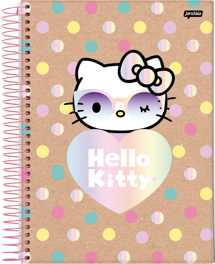 CADERNO ESPIRAL 1/8 - HELLO KITTY KRAFT - Imagem 2