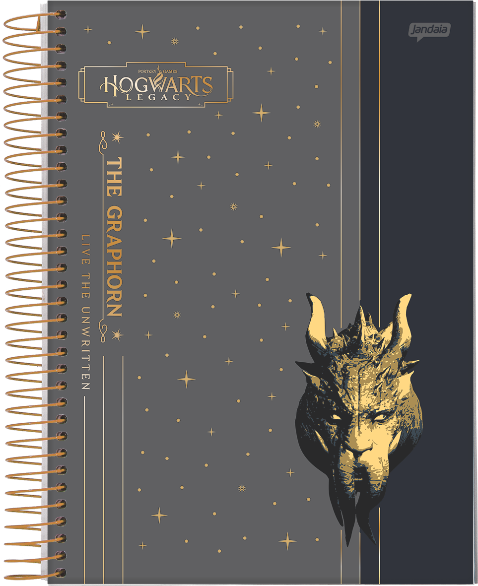 CADERNO ESPIRAL UNIVERSITÁRIO - HOGWARTS LEGACY - Imagem 3