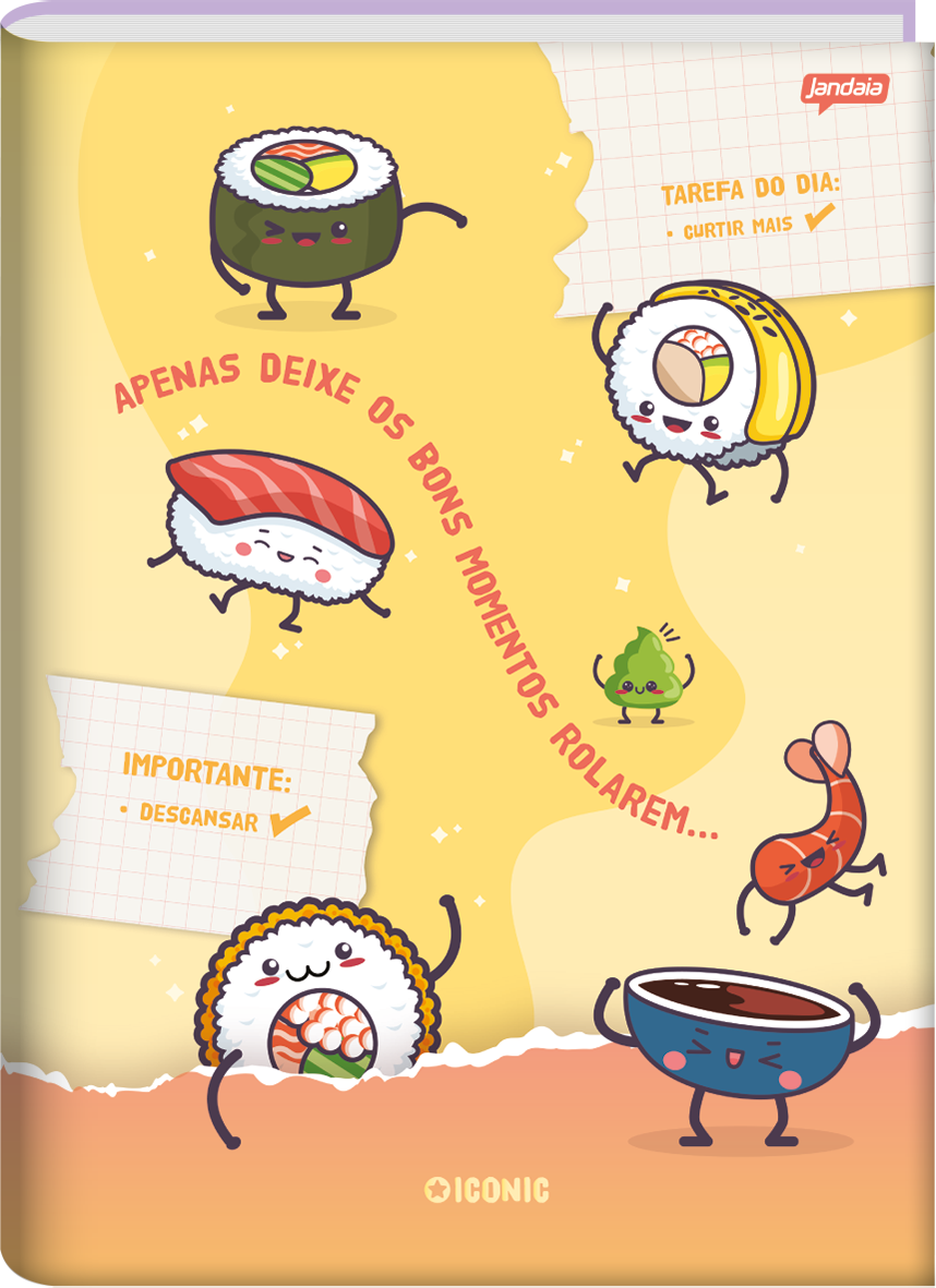 CADERNO BROCHURA 1/4 - ICONIC - Imagem 3