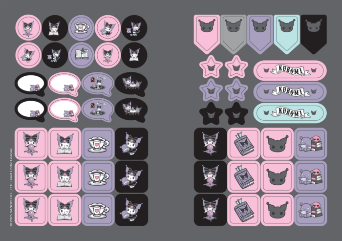 CADERNO BROCHURA 1/4 - KUROMI - Imagem 5