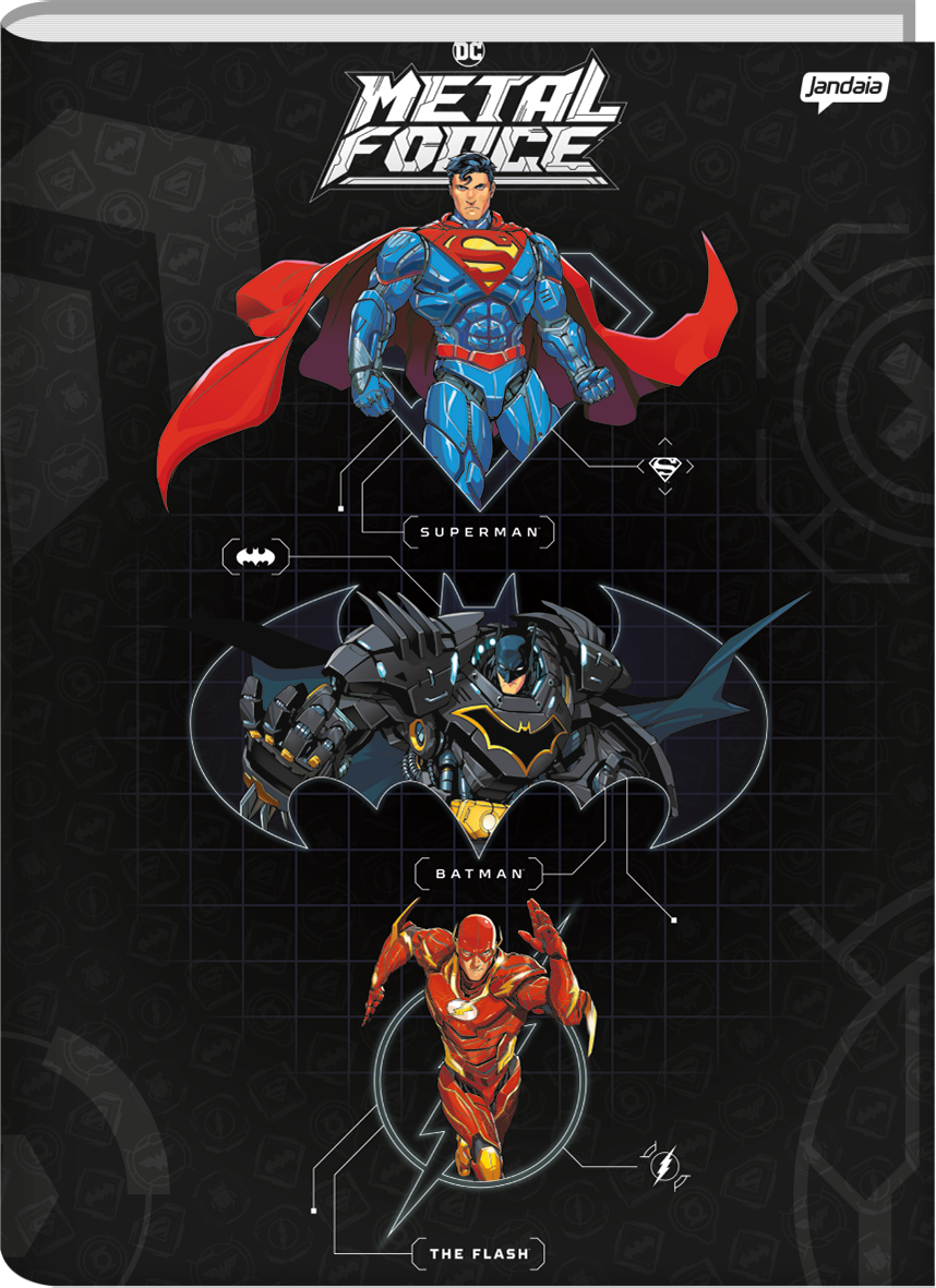 CADERNO BROCHURA 1/4 - LIGA DA JUSTIÇA - Imagem 3