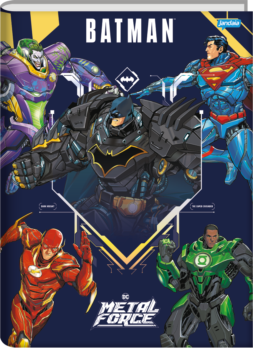 CADERNO BROCHURA 1/4 - LIGA DA JUSTIÇA - Imagem 2