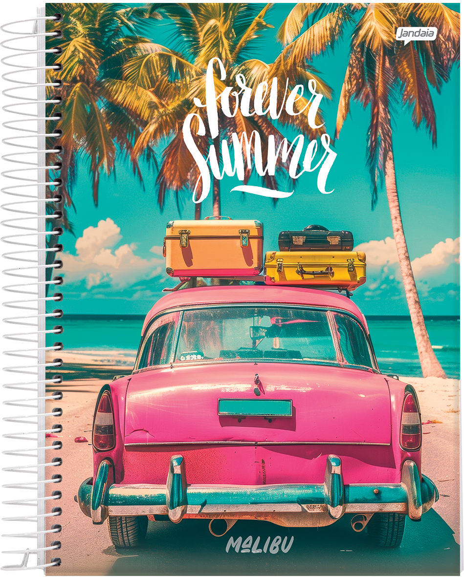 CADERNO ESPIRAL UNIVERSITÁRIO - MALIBU/CALI - Imagem 4