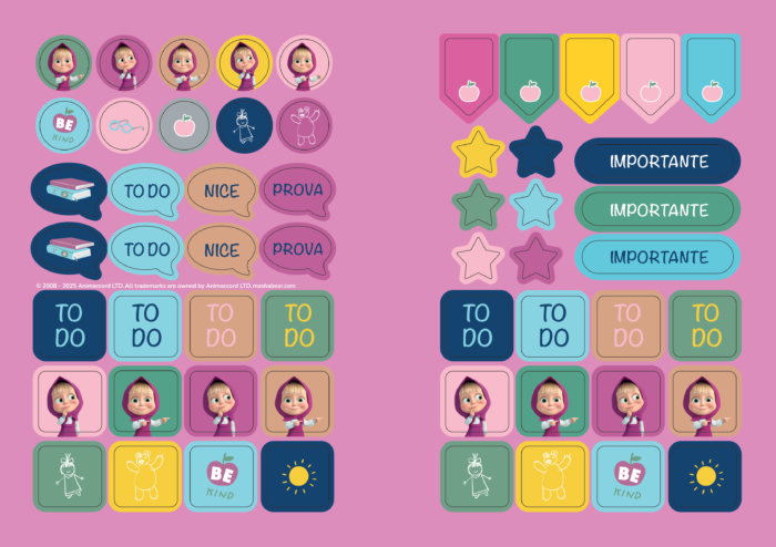CADERNO BROCHURA 1/4 - MASHA E O URSO - Imagem 5