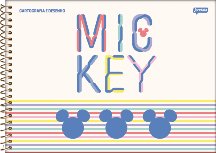 CADERNO CARTOGRAFIA - MICKEY ARTS