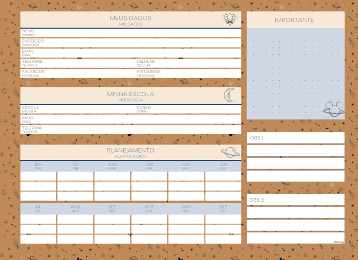 CADERNO CARTOGRAFIA - MICKEY ARTS MAGIC - Imagem 3