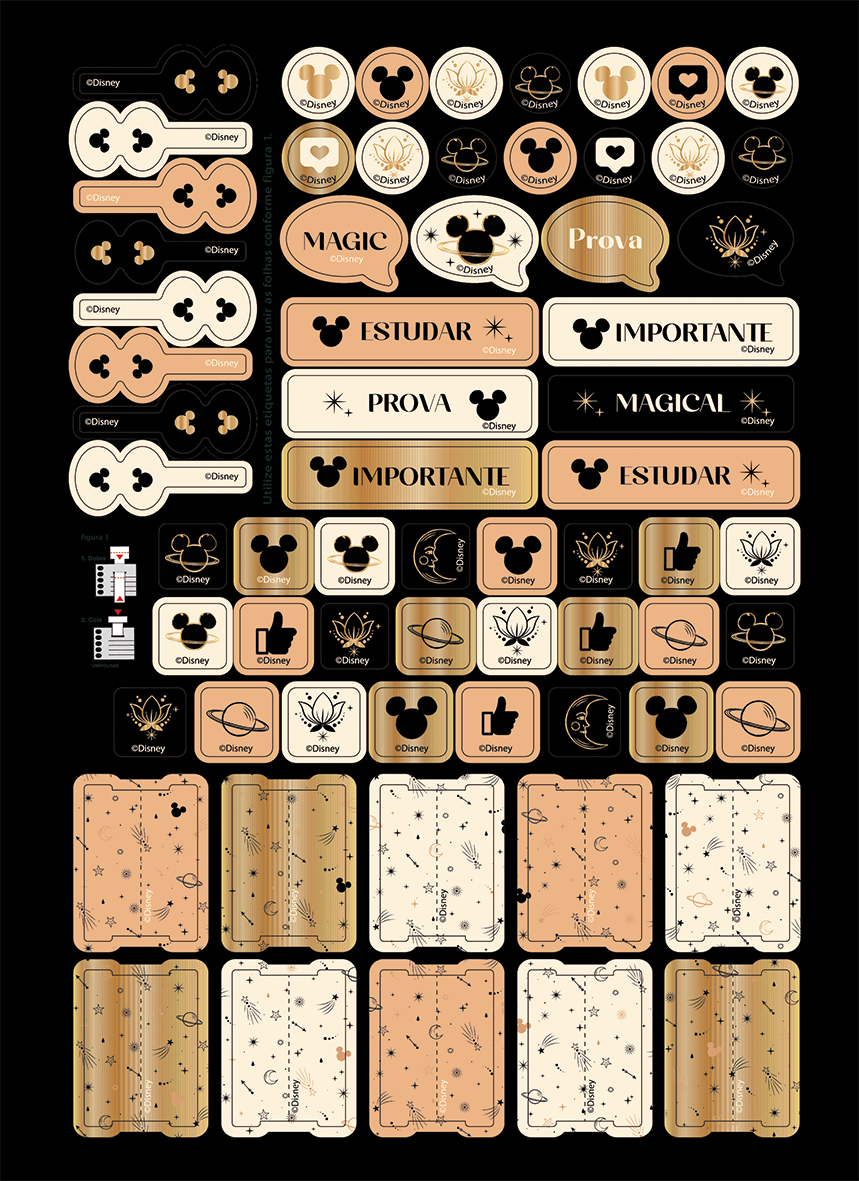 CADERNO ESPIRAL UNIVERSITÁRIO - MICKEY ARTS MAGIC - Imagem 5