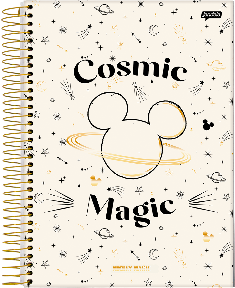 CADERNO ESPIRAL UNIVERSITÁRIO - MICKEY ARTS MAGIC - Imagem 2