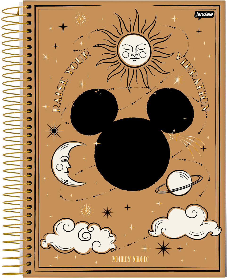 CADERNO ESPIRAL UNIVERSITÁRIO - MICKEY ARTS MAGIC - Imagem 4