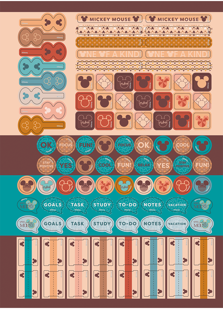 CADERNO ESPIRAL UNIVERSITÁRIO - MICKEY ARTS OFFICE - Imagem 5