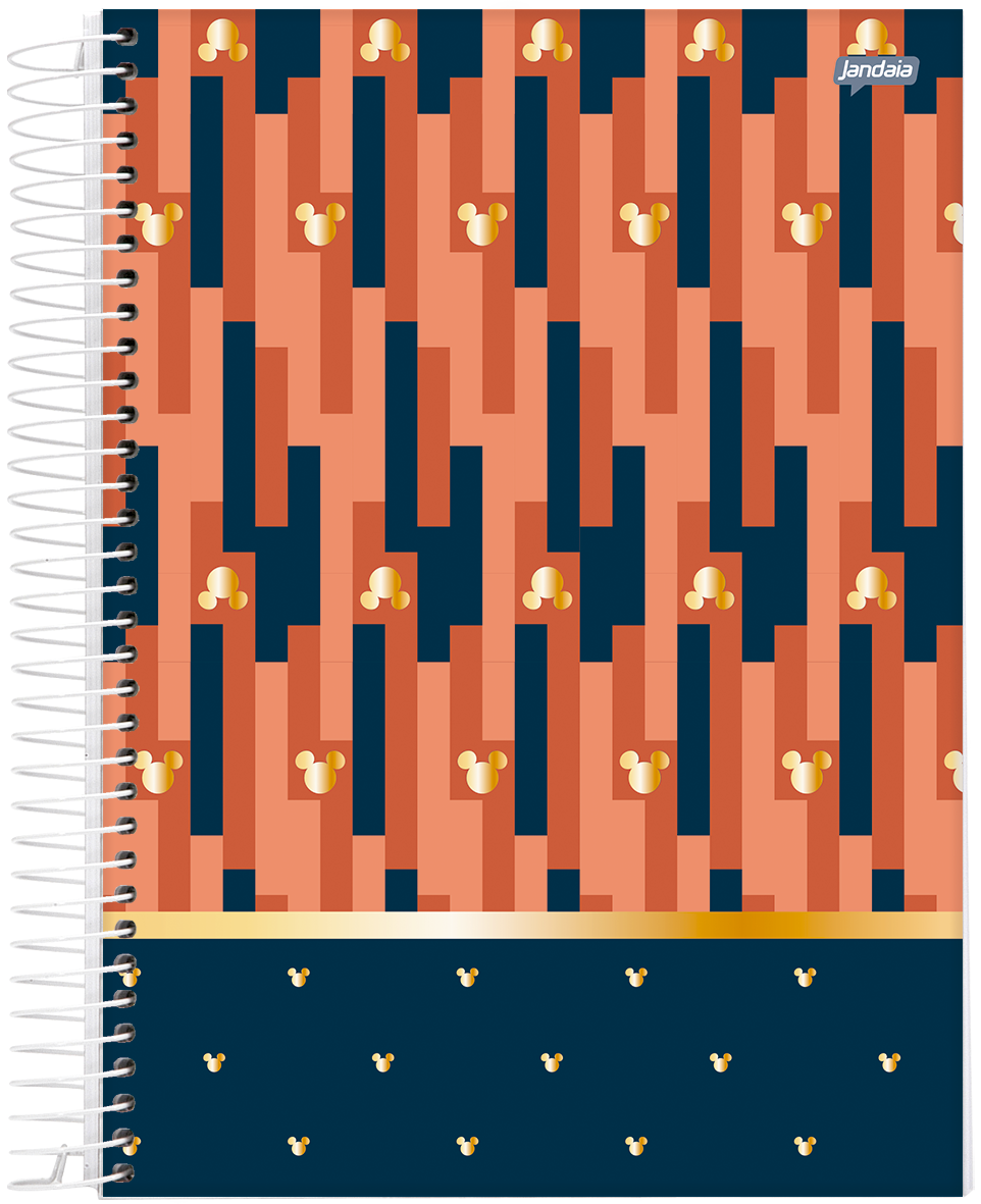 CADERNO ESPIRAL UNIVERSITÁRIO - MICKEY ARTS OFFICE - Imagem 4