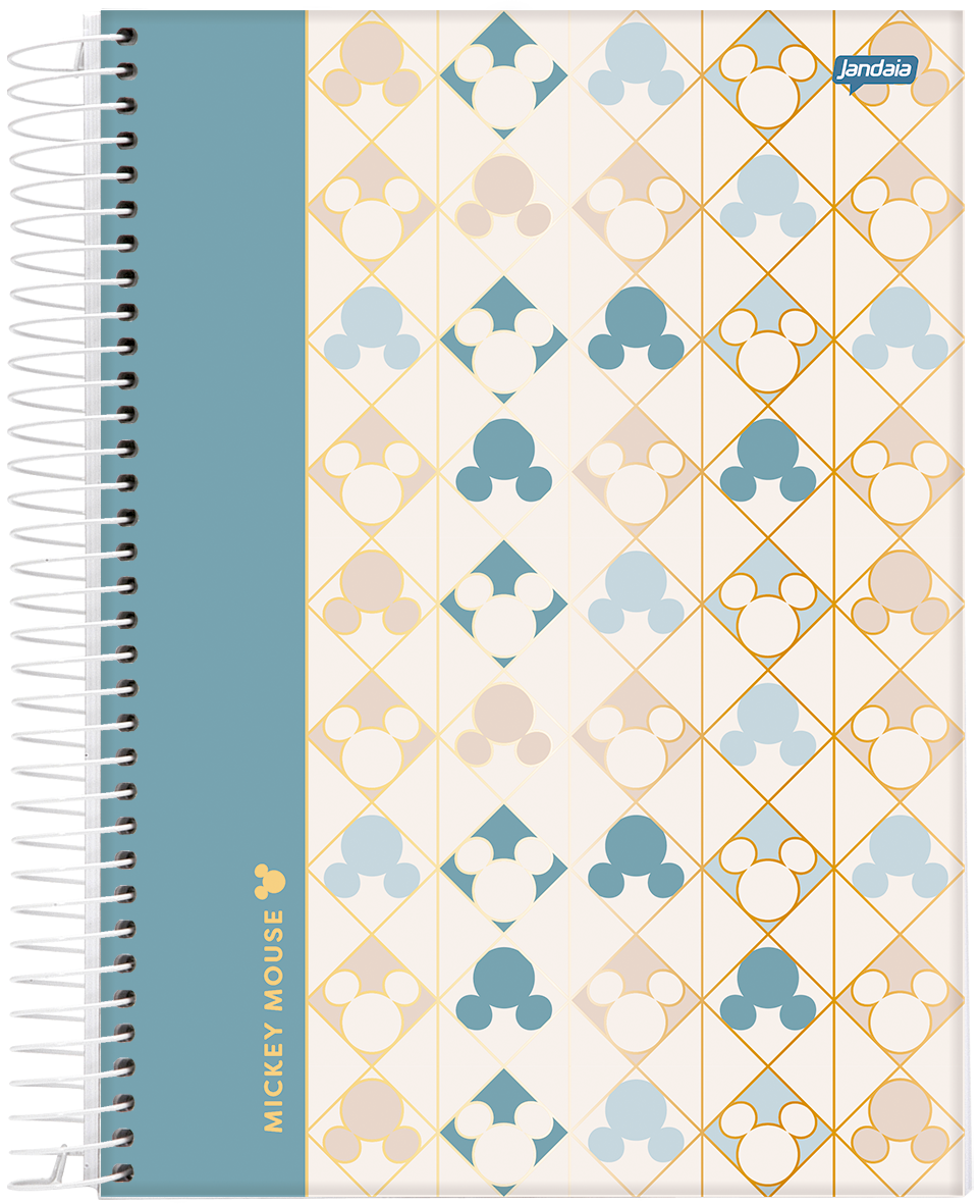 CADERNO ESPIRAL UNIVERSITÁRIO - MICKEY ARTS OFFICE - Imagem 3