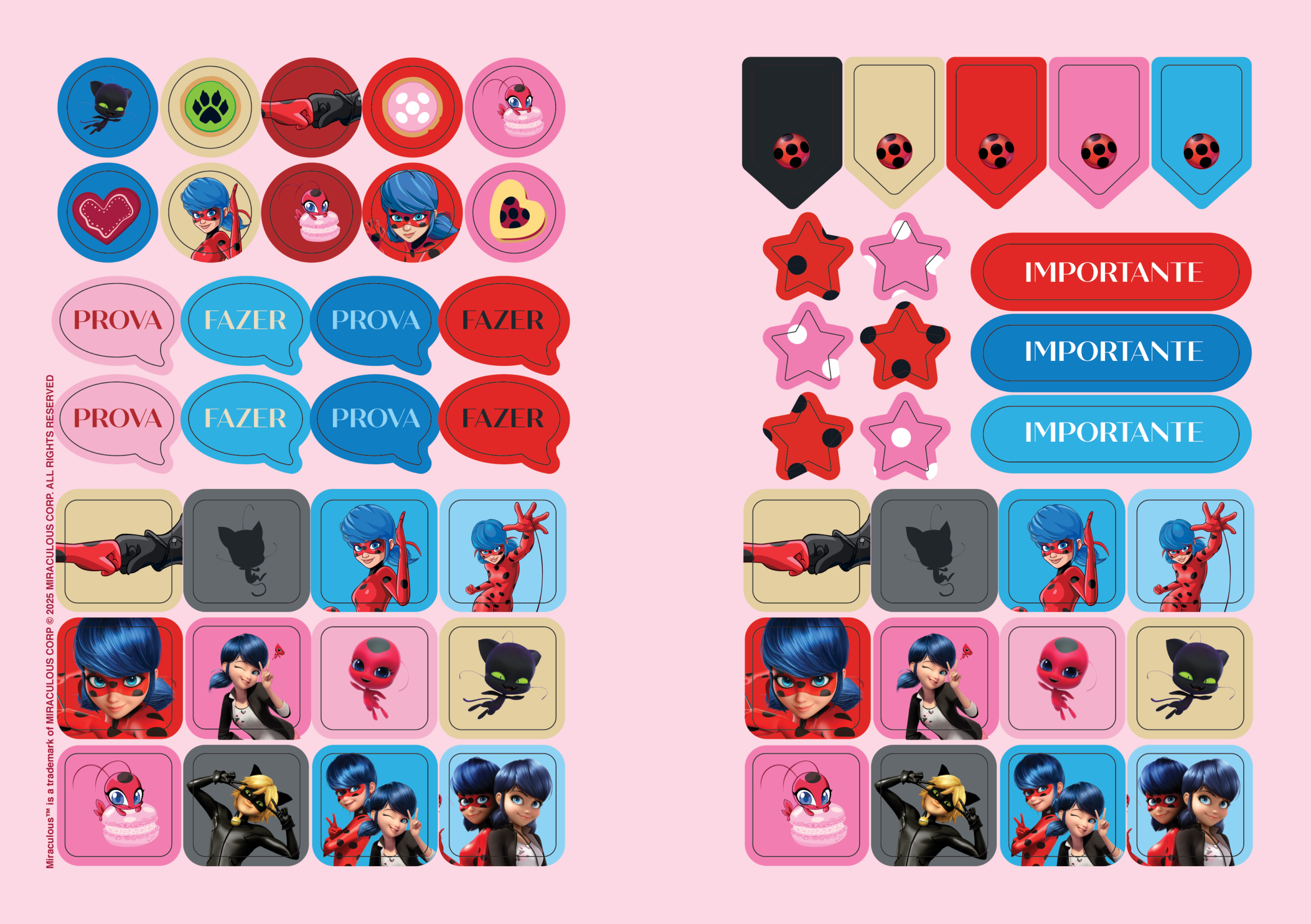 CADERNO BROCHURA 1/4 - MIRACULOUS - Imagem 5