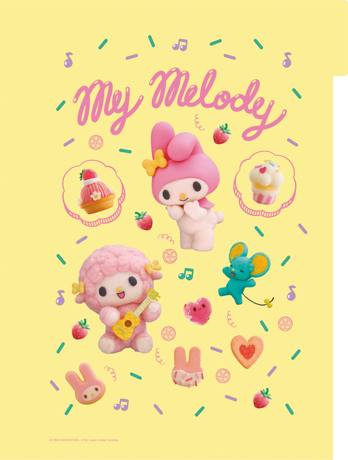 CADERNO ARGOLADO COLLEGE - MY MELODY & KUROMI - Imagem 7