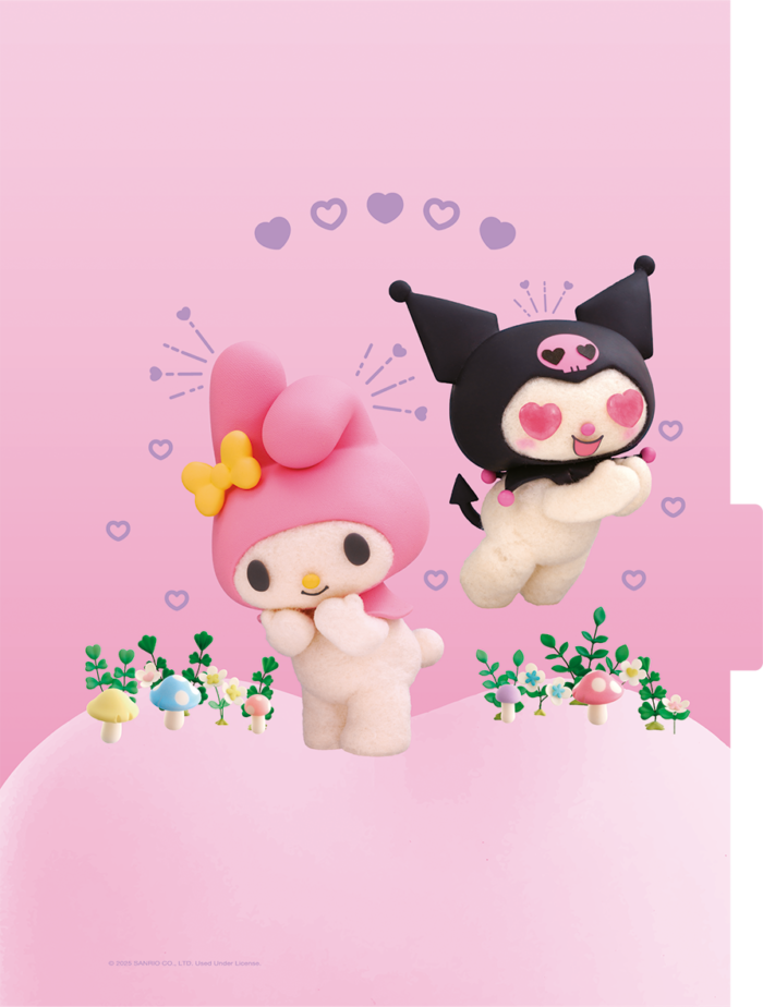 CADERNO ARGOLADO COLLEGE - MY MELODY & KUROMI - Imagem 4