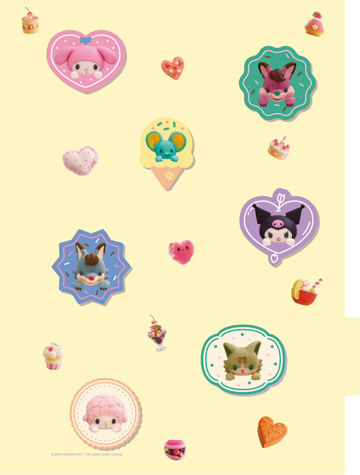 CADERNO ARGOLADO COLLEGE - MY MELODY & KUROMI - Imagem 3