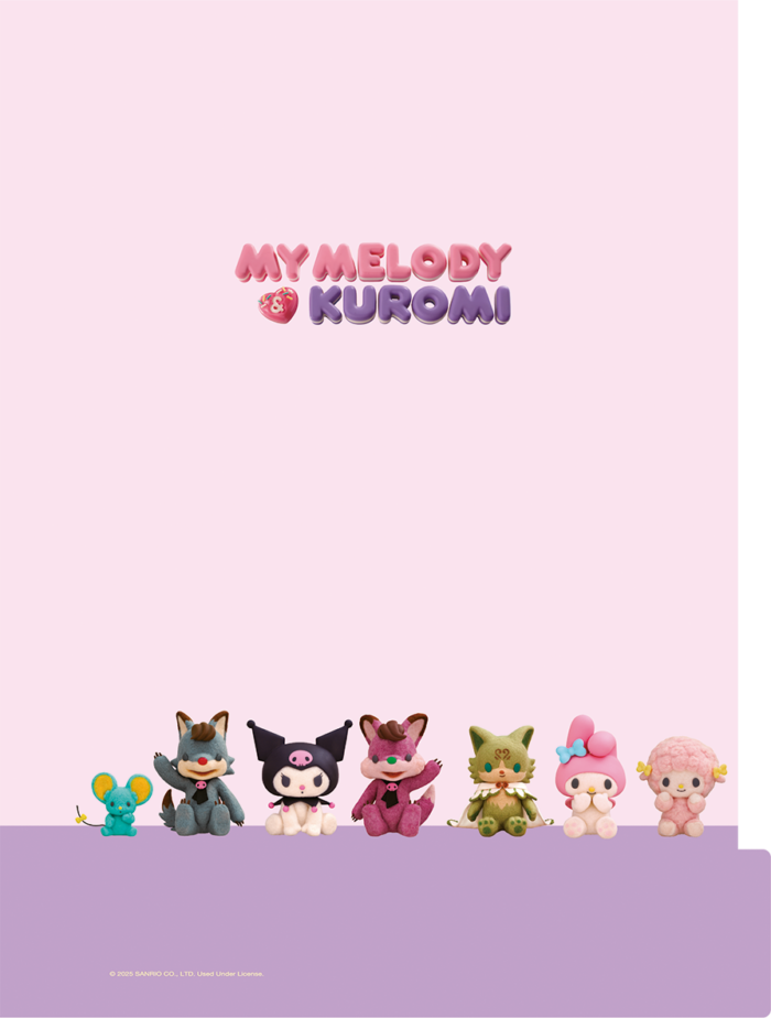 CADERNO ARGOLADO COLLEGE - MY MELODY & KUROMI - Imagem 2