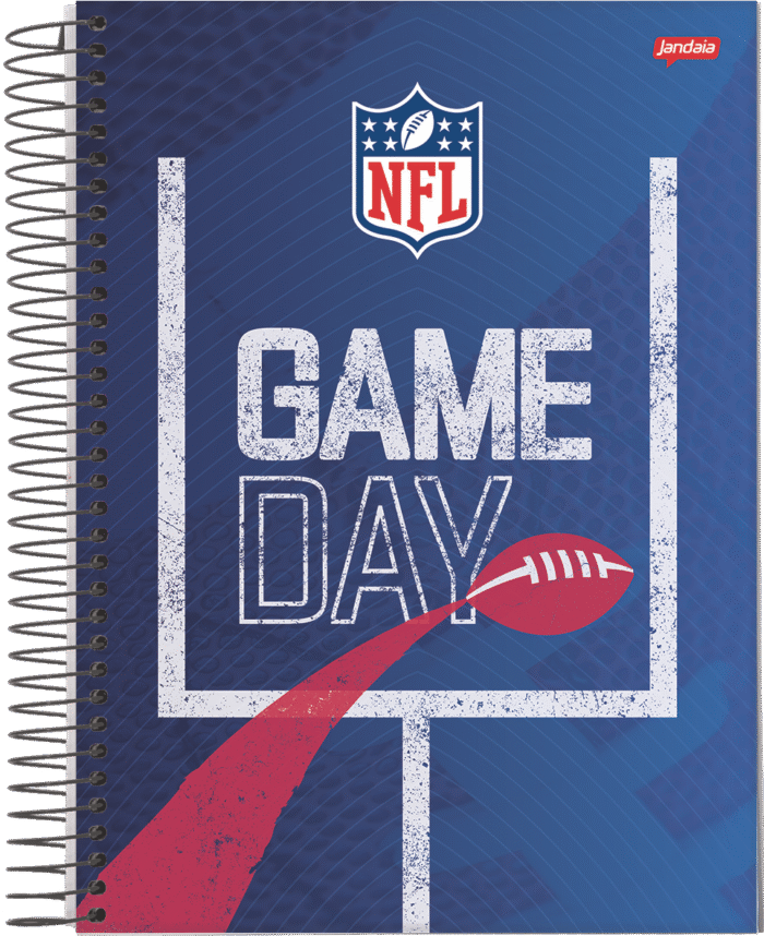CADERNO ESPIRAL 1/4 - NFL - Imagem 3