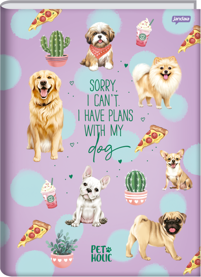 CADERNO BROCHURA UNIVERSITÁRIO - PET HOLIC - Imagem 3