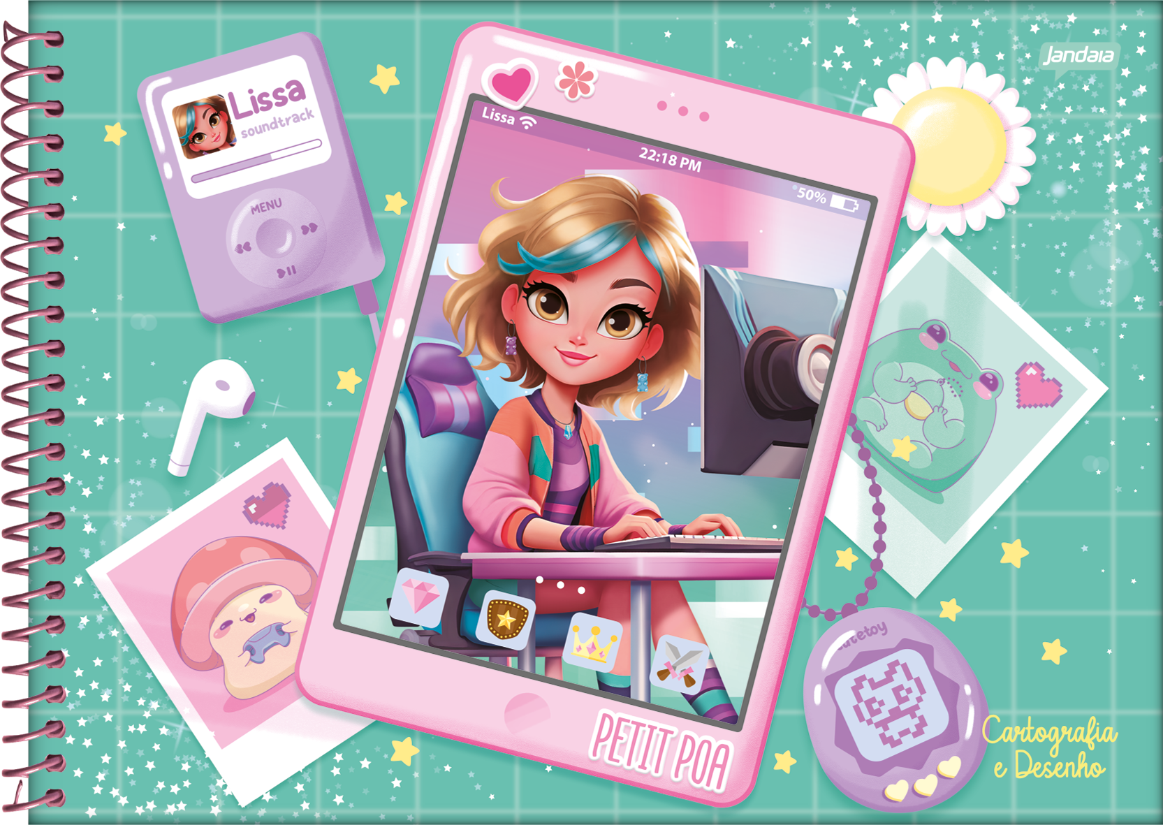 CADERNO CARTOGRAFIA - PETIT POÁ - Imagem 2