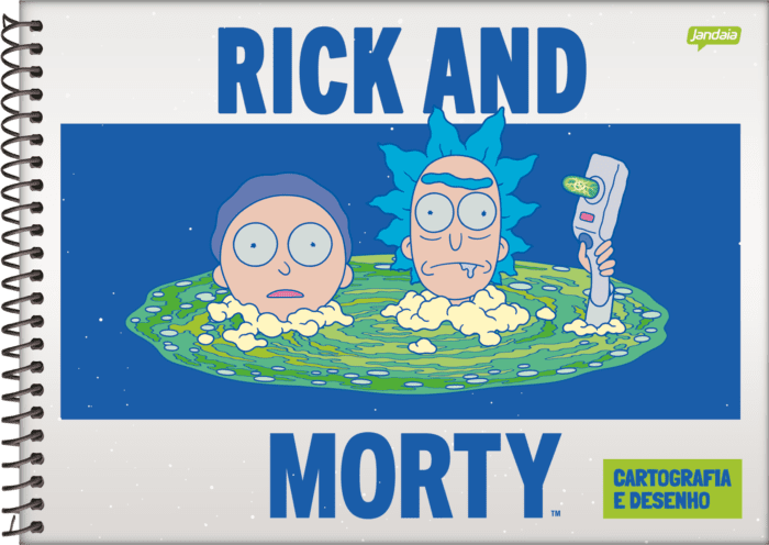 CADERNO CARTOGRAFIA - RICK AND MORTY - Imagem 2