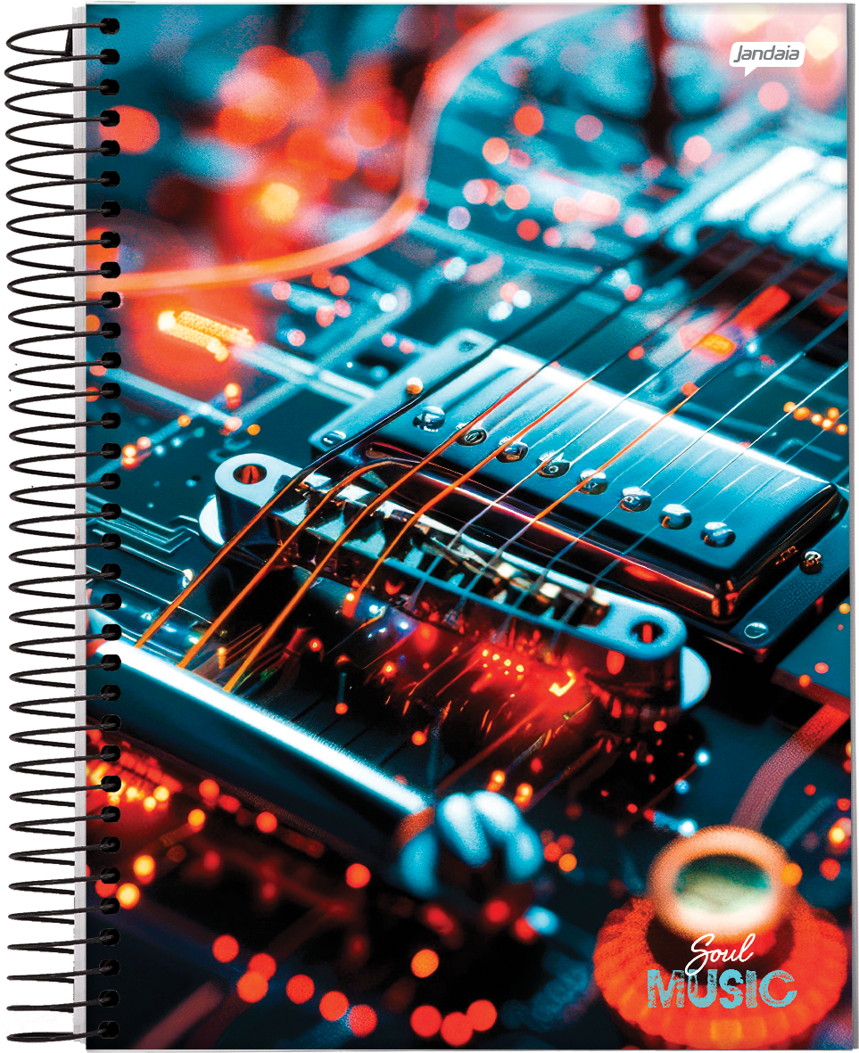 CADERNO ESPIRAL UNIVERSITÁRIO - SOUL MUSIC - Imagem 4
