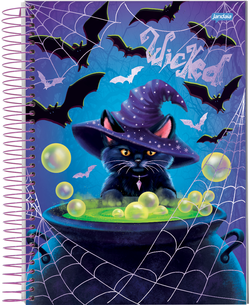 CADERNO ESPIRAL UNIVERSITÁRIO - SPOOKY LOVE - Imagem 3