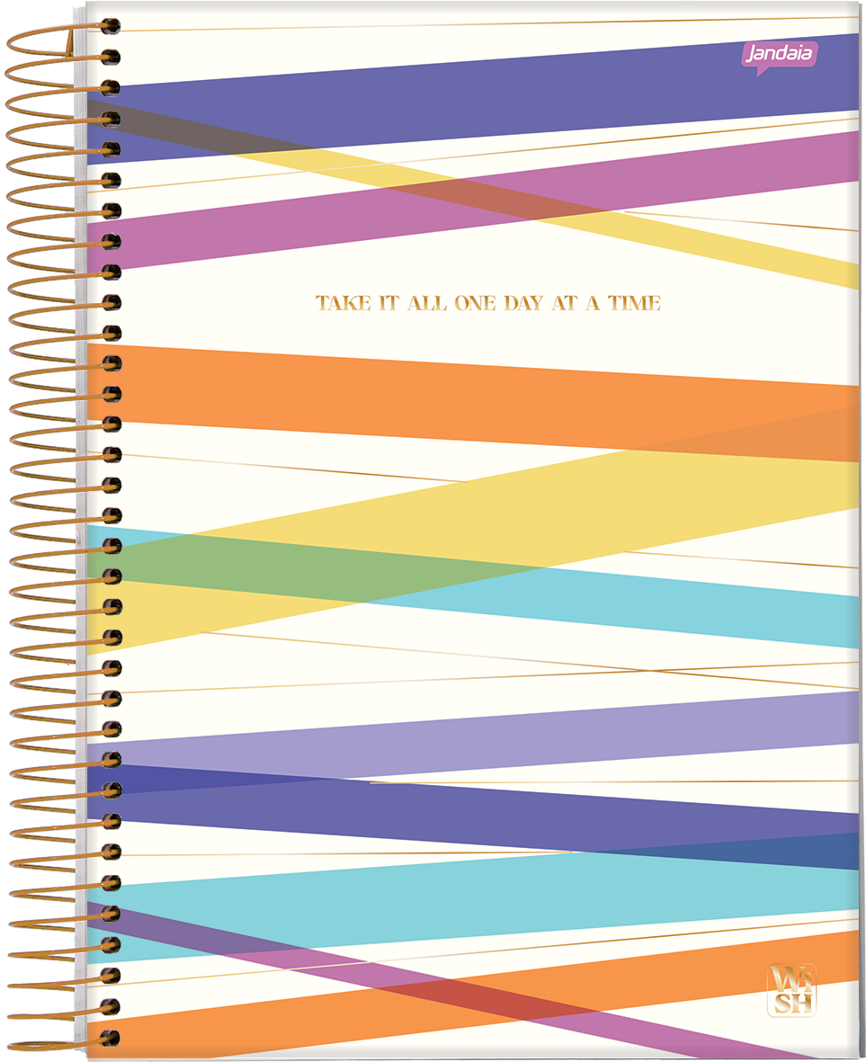 CADERNO ESPIRAL 1/4 - WISH - Imagem 2