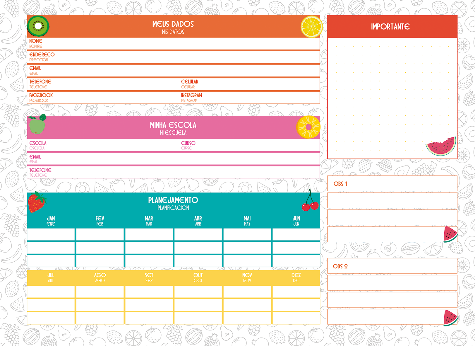 CADERNO CARTOGRAFIA - YUMMY - Imagem 3