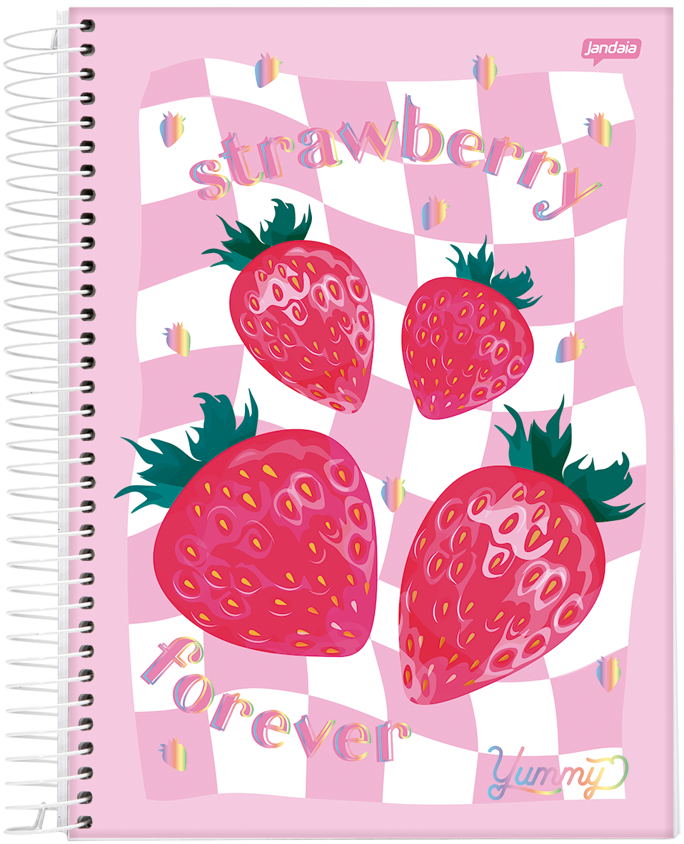 CADERNO ESPIRAL UNIVERSITÁRIO - YUMMY