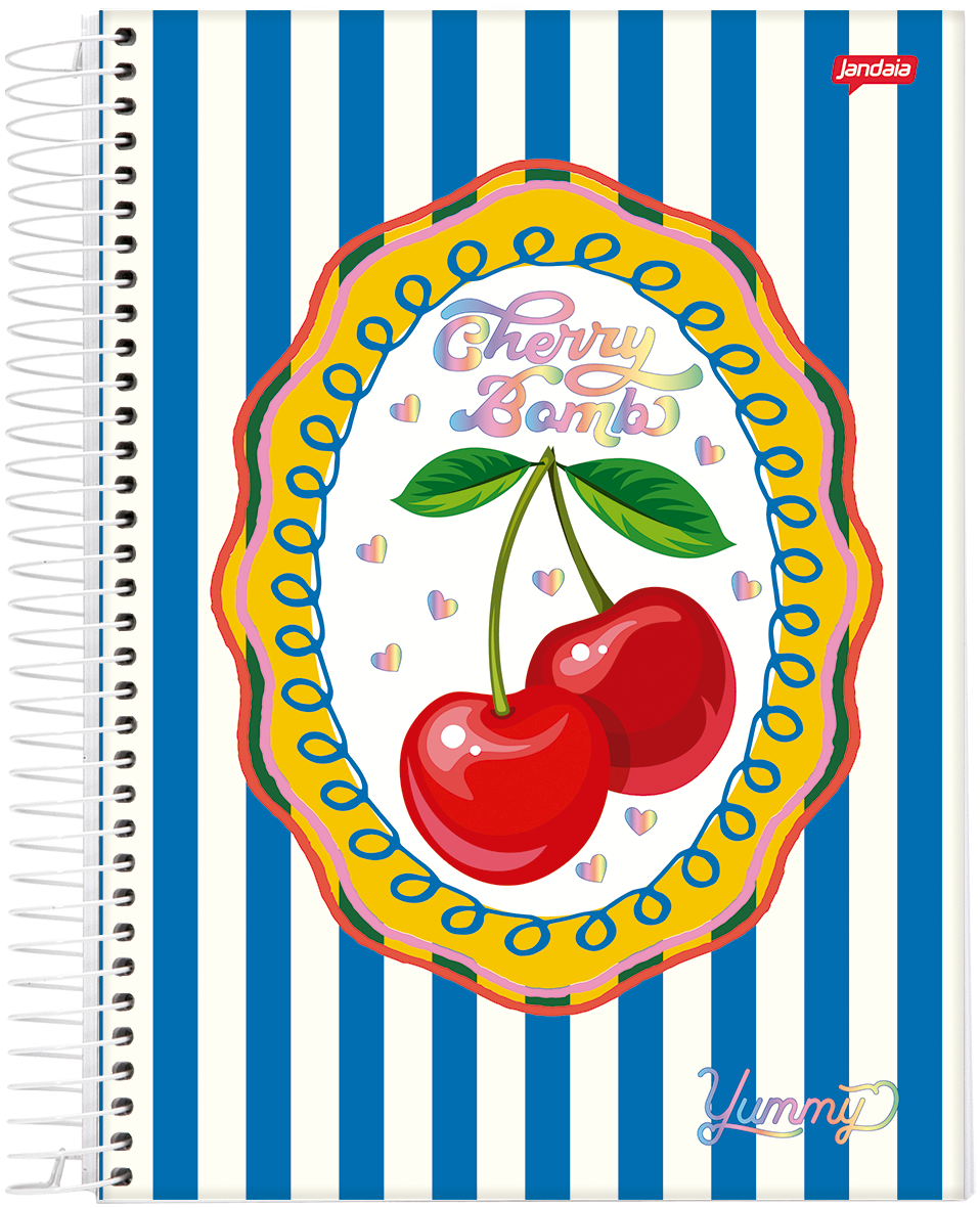 CADERNO ESPIRAL UNIVERSITÁRIO - YUMMY - Imagem 3