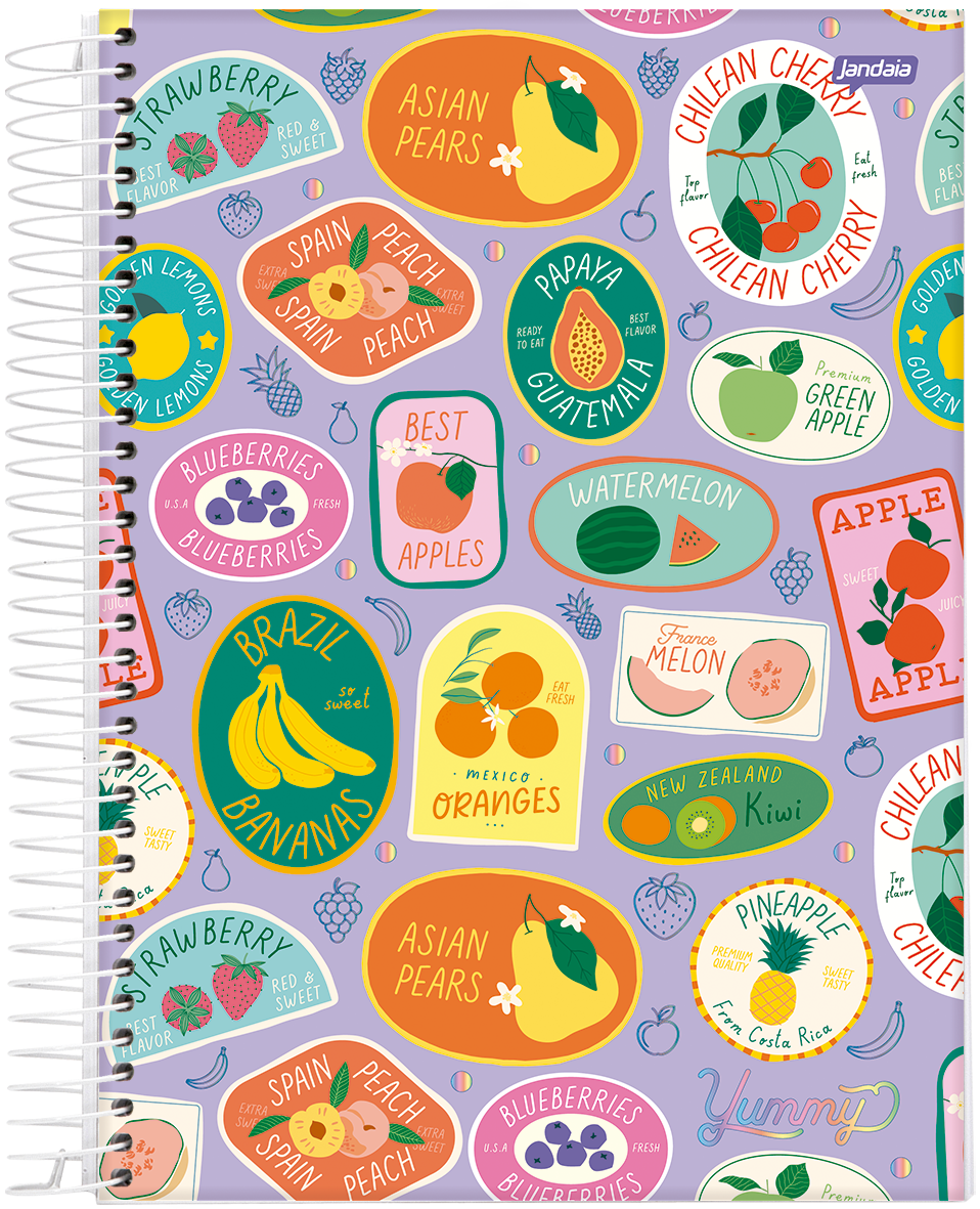 CADERNO ESPIRAL UNIVERSITÁRIO - YUMMY - Imagem 2