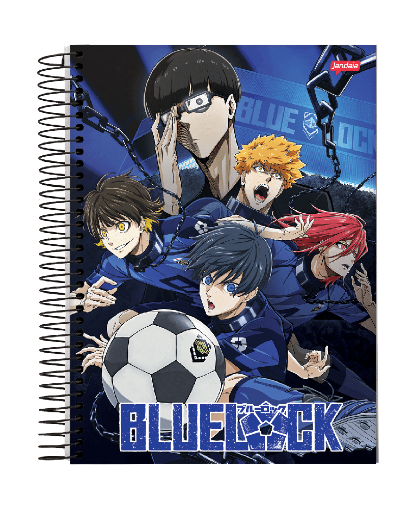 CADERNO ESPIRAL UNIVERSITÁRIO - BLUE LOCK - Imagem 2