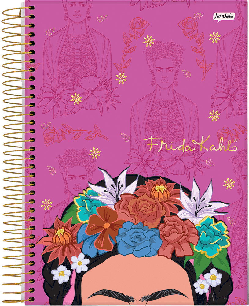CADERNO ESPIRAL COLLEGE - FRIDA KAHLO - Imagem 3