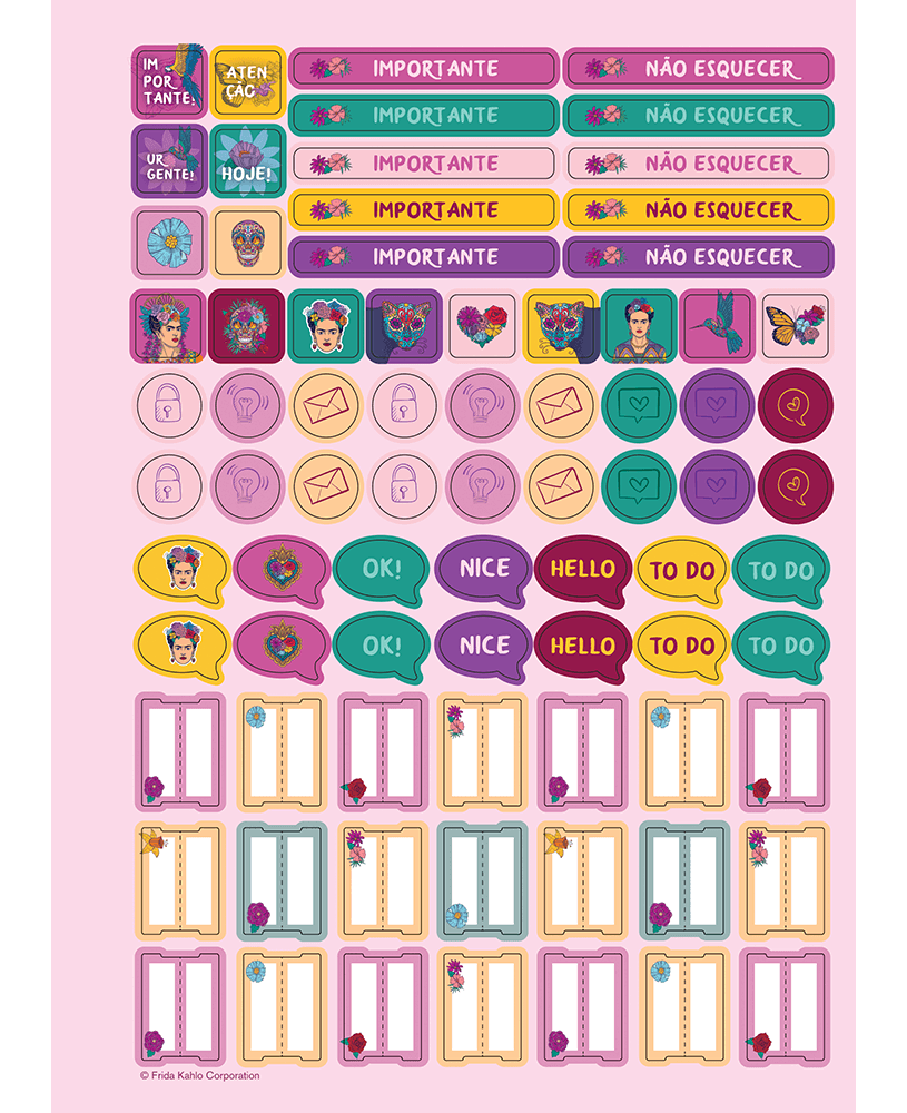 CADERNO ESPIRAL COLLEGE - FRIDA KAHLO - Imagem 5