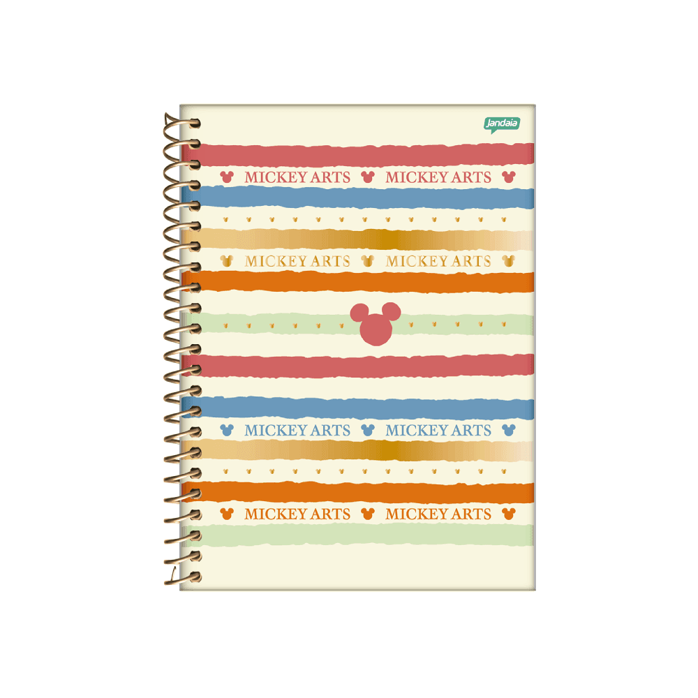 CADERNO ESPIRAL COLLEGE - MICKEY ARTS - Imagem 3