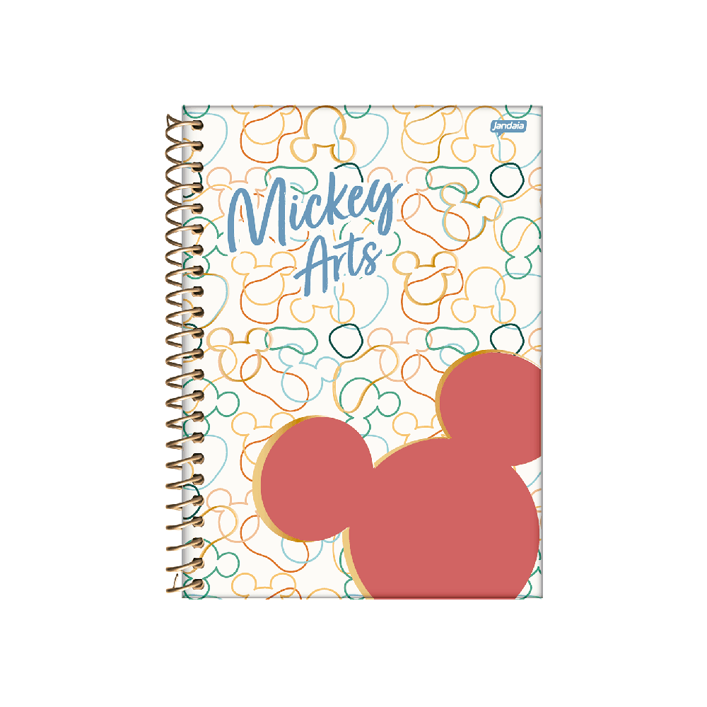 CADERNO ESPIRAL COLLEGE - MICKEY ARTS - Imagem 4