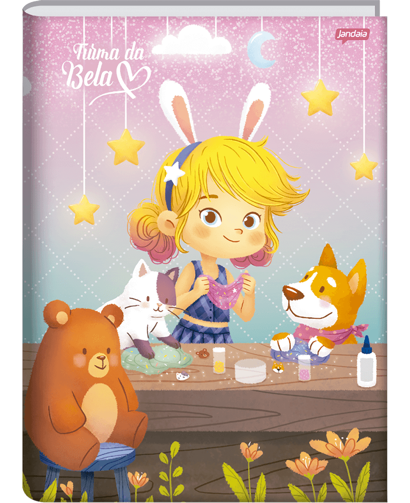 CADERNO BROCHURA 1/4 - TURMA DA BELA - Imagem 4