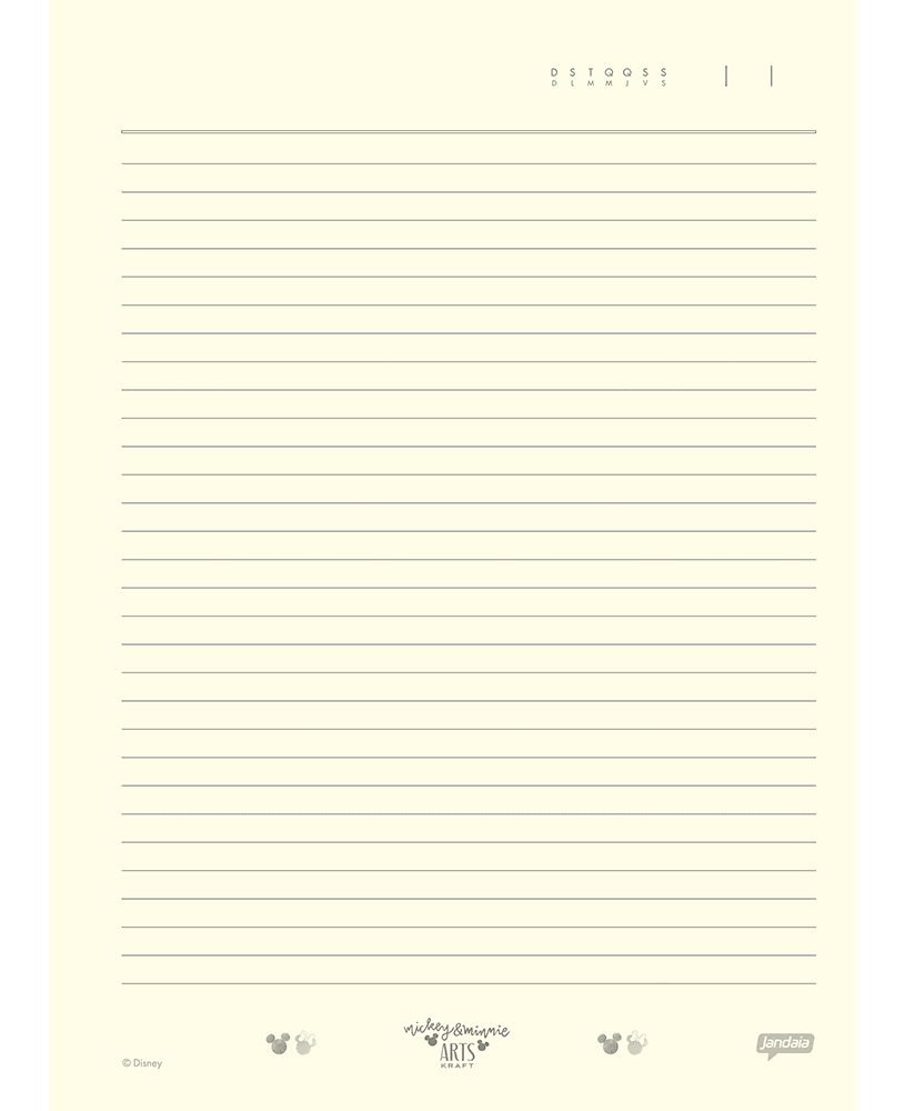 CADERNO UNIFLEX - MICKEY E MINNIE ARTS KRAFT - Imagem 2