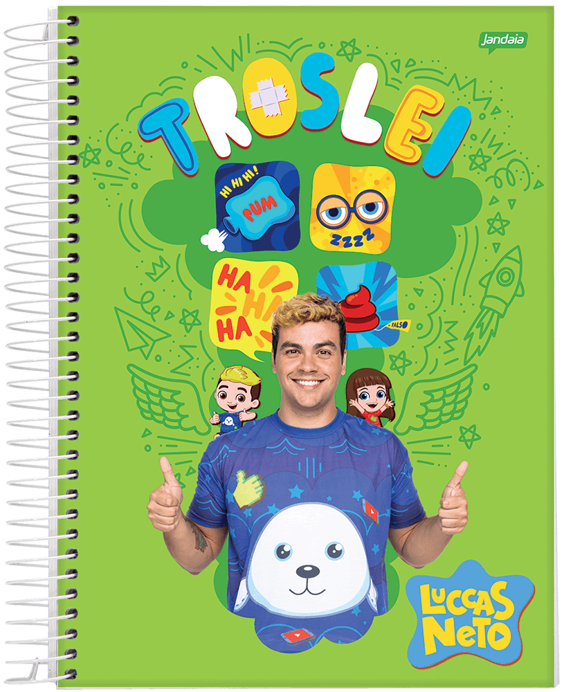 CADERNO ESPIRAL UNIVERSITÁRIO - LUCCAS NETO - Imagem 3