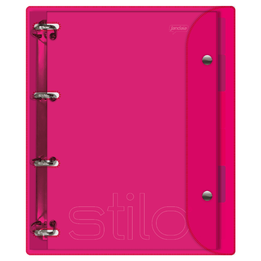CADERNO ARGOLADO CRISTAL NEON - STILO NEON - Imagem 2